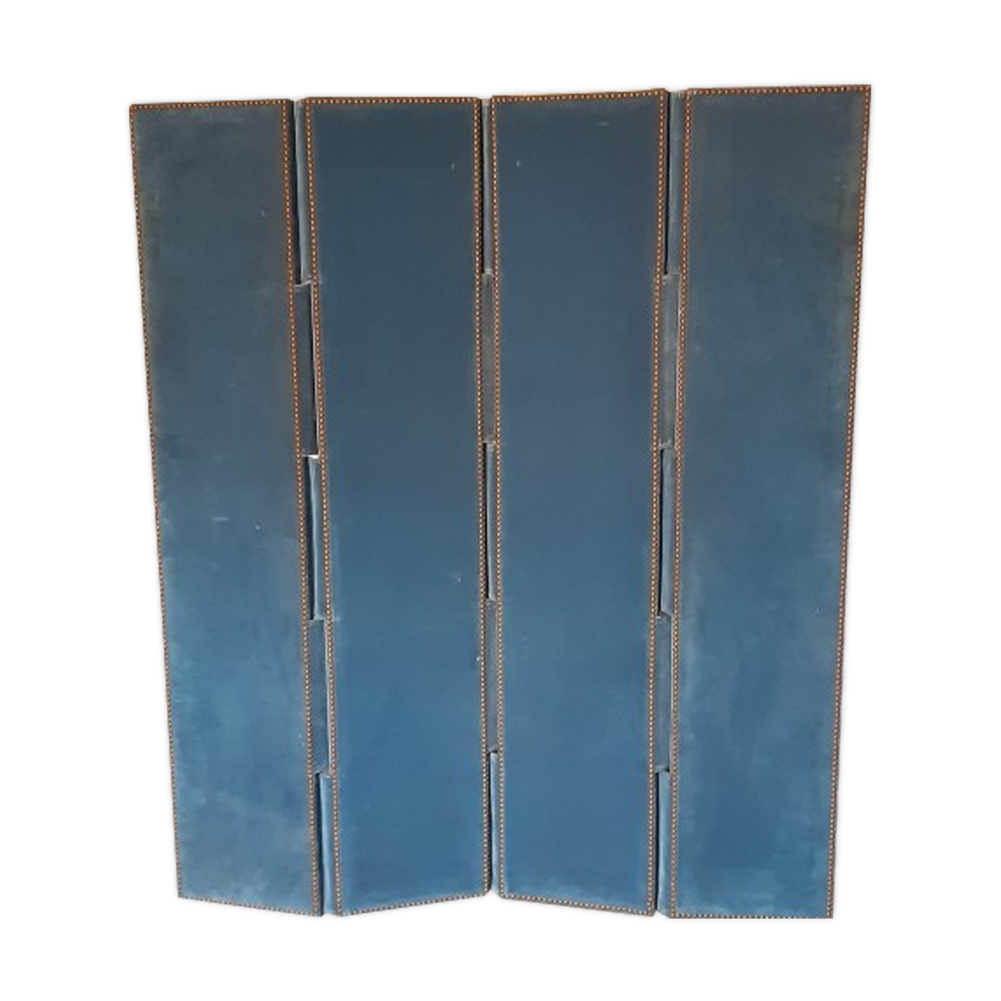 Paravent ancien à 4 feuilles ou 4 panneaux recto verso