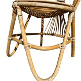 Bamboo and Rattan Chair by Dirk Van Sliedregt for Rohe Noordwolde