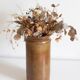 Vintage stoneware vase signed