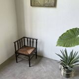 Straw chair by the fireside 1900