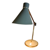 Gray metal diabolo lamp, 1950