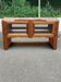 Art Deco sideboard top, low display cabinet in solid walnut and mirror, 1940.