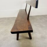 Brutalist elm bench by Aranjou