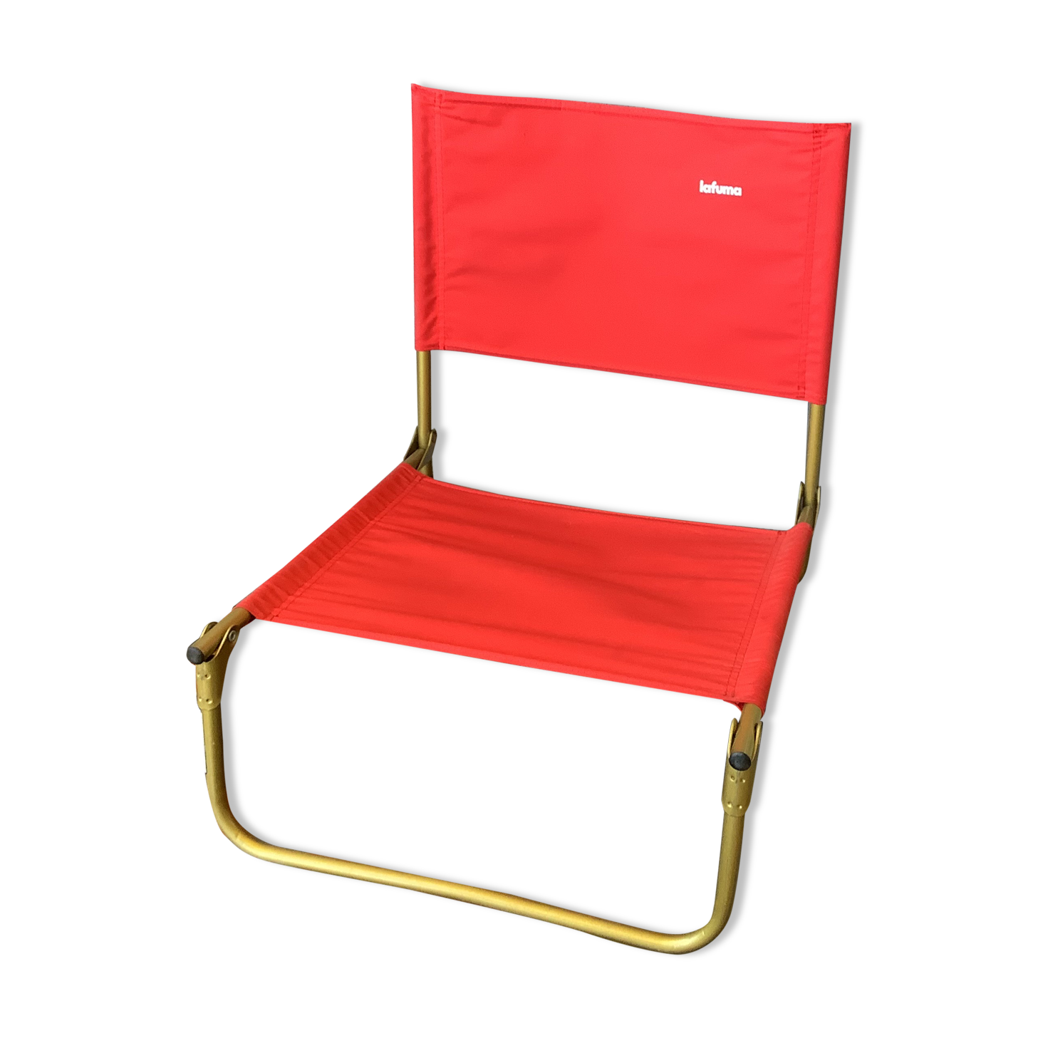 Vintage low folding Lafuma chair