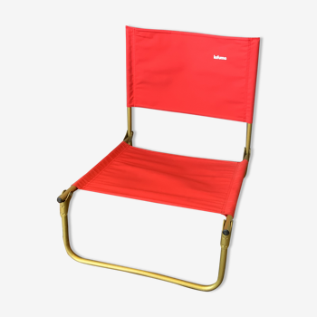 Vintage low folding Lafuma chair