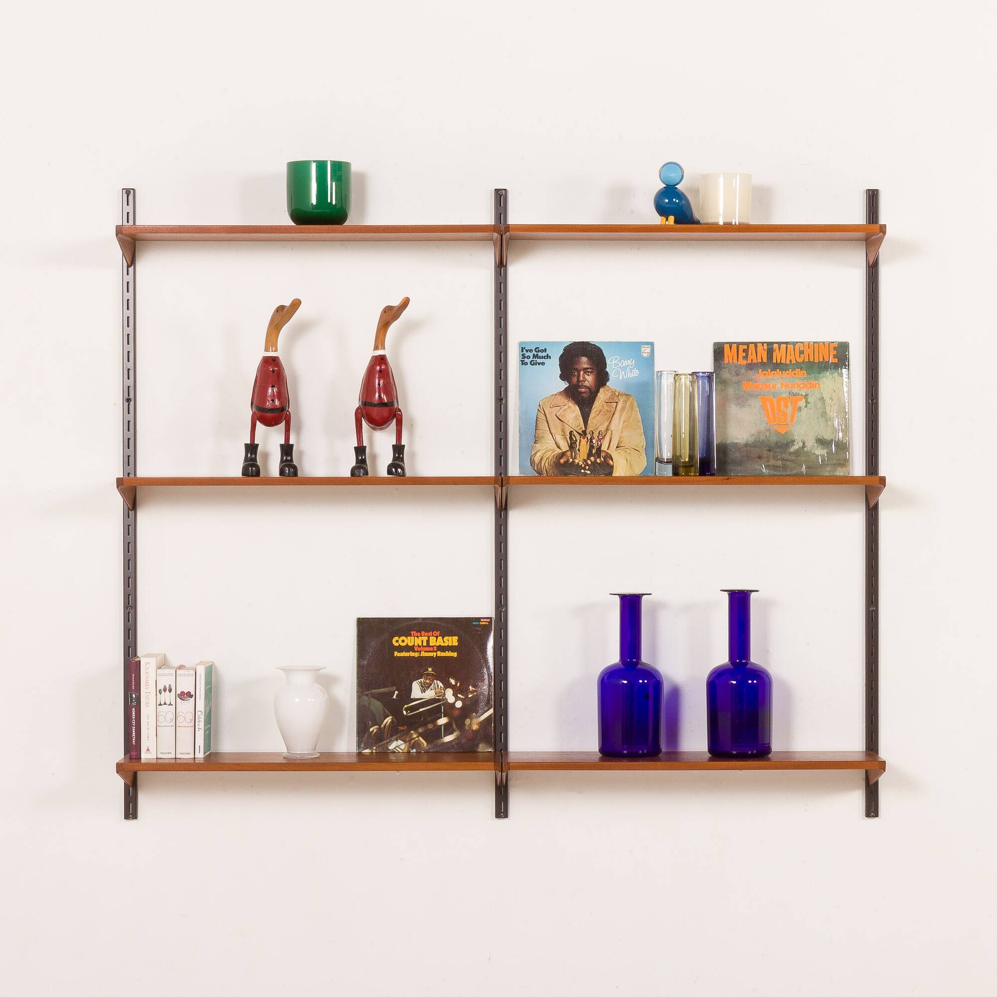 Teak shelf by Kai Kristiansen for FM Mobler, 1960s.