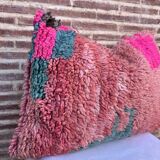 Magnifique coussin Kilim berbère vintage du Maroc