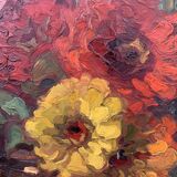 Oil on canvas Adeline Hugonnard