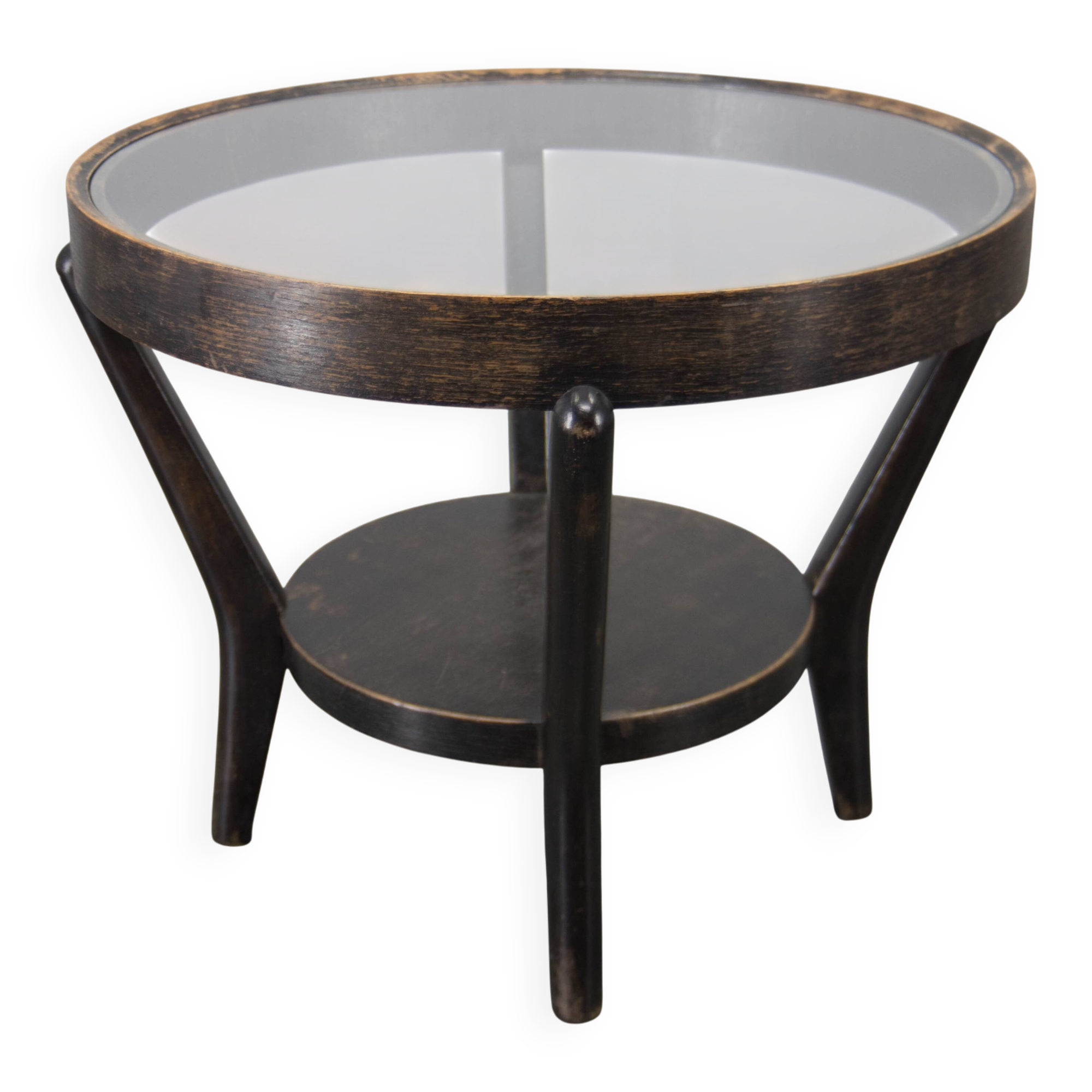 Vintage Coffee Table by Karel Koželka and Antonín Kropáček, 1940s