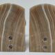 Pair of vintage Mexican cactus onyx bookends