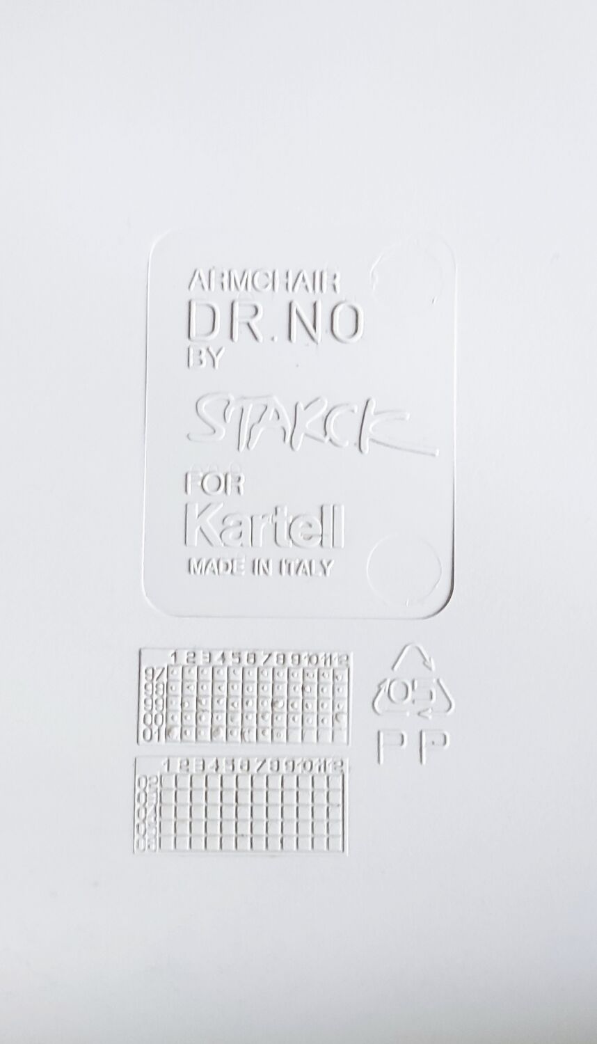 Dr No chairs by P. Stark for Katell - late 20th century.