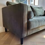 Vintage khaki sofa