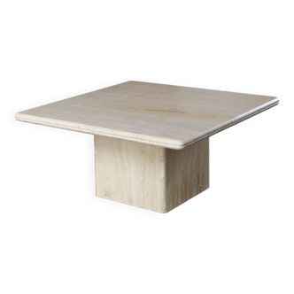 Square Travertine Coffee Table