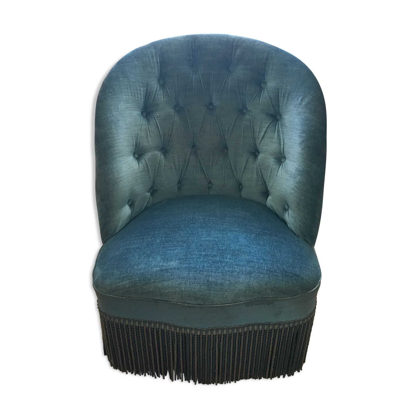 Duck blue toad armchair