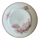 Plat en terre de fer Trianon