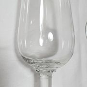 6 Lalique stamped glasses