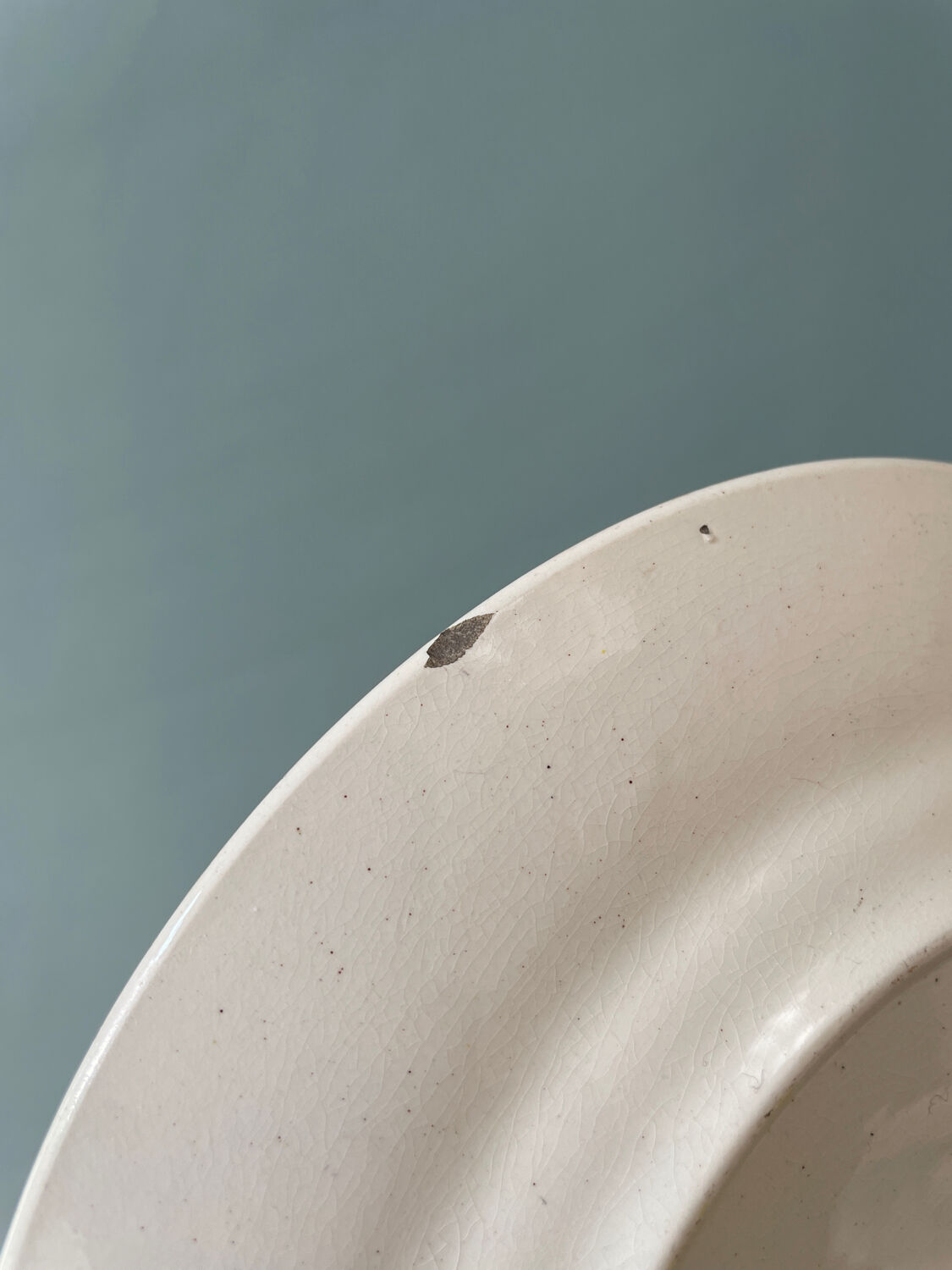 6 plates earthenware slips Moulin des Loups