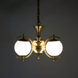 Brass chandelier, 1920s