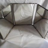 Vintage triptych mirror 65x27cm