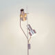 Peter Nelson brushed aluminium FA floor lamp, 1960's