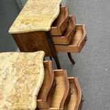 Pair of Louis XV style bedside tables