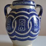 Large vase from the Serghini workshop, ancient Moroccan ceramics, first half of the 20th century.
