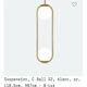 Suspension B lux white gold C ball s2 matte brass