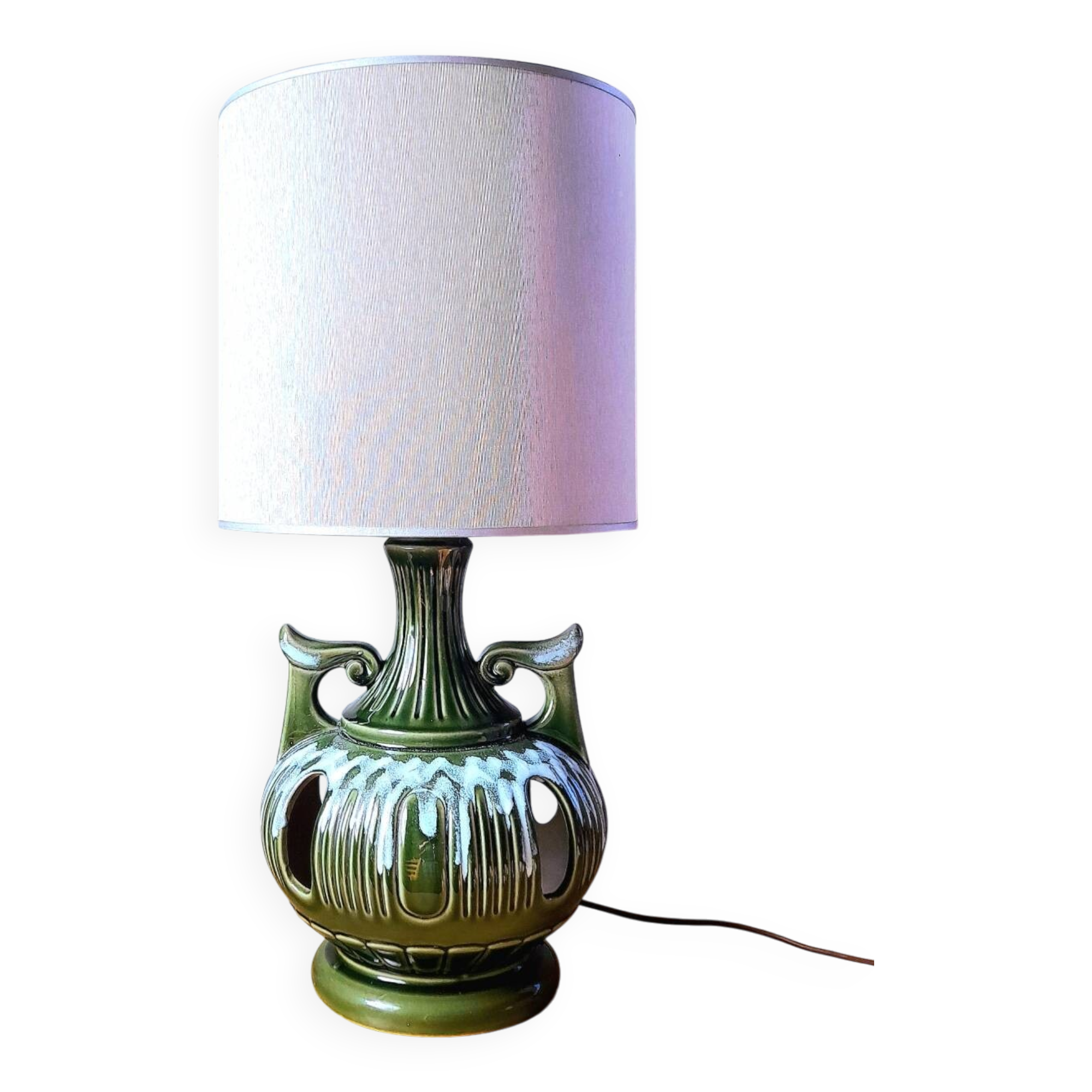 Glazed ceramic lamp, 1960.