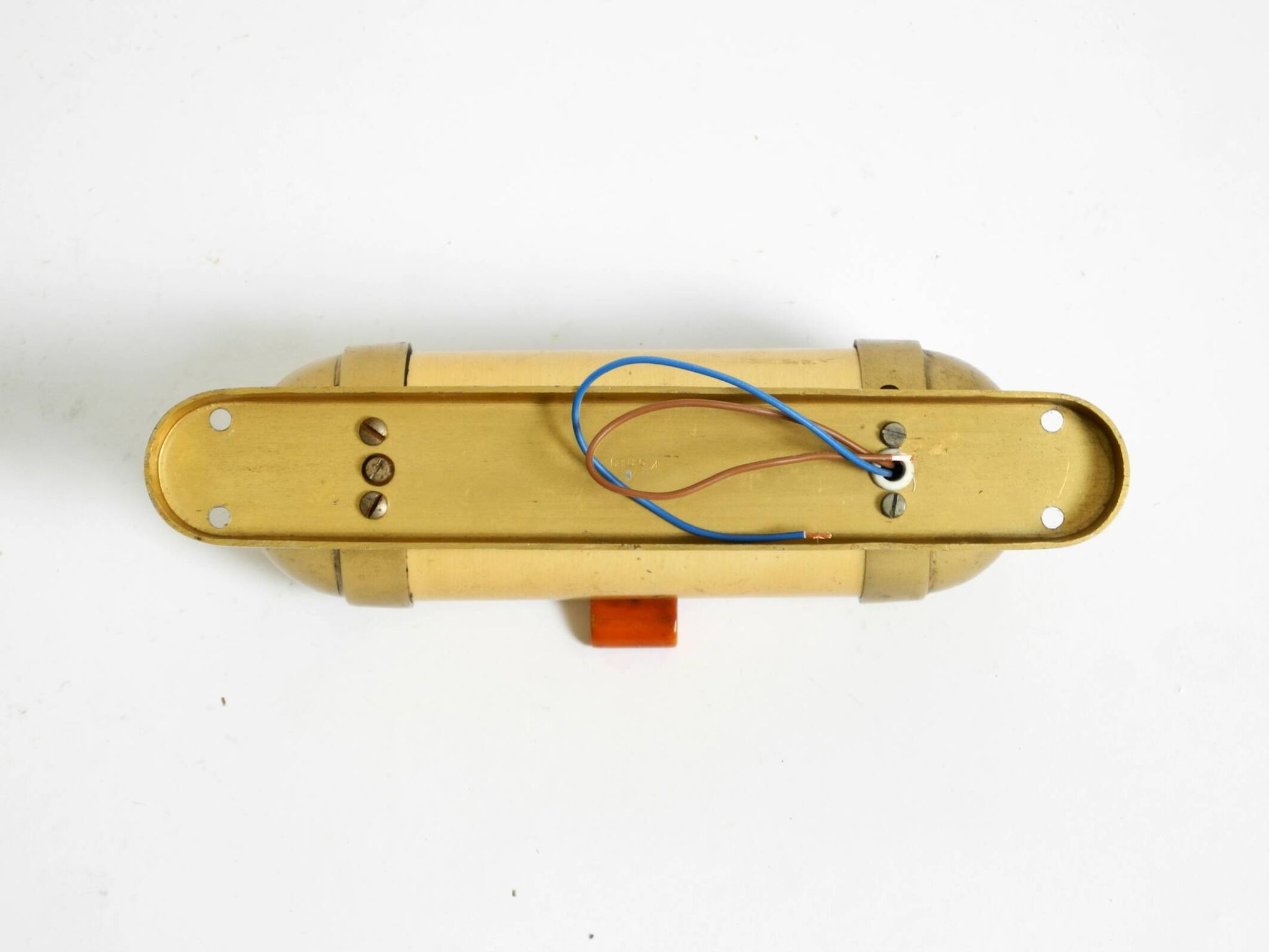 Original 1930s cabin submarine wall lamp in streamlined design