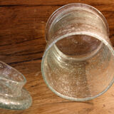 Bubbled glass jar, Biot