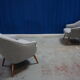 Paire de fauteuils 1950