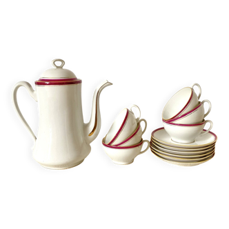 Service à thé en porcelaine de Limoges