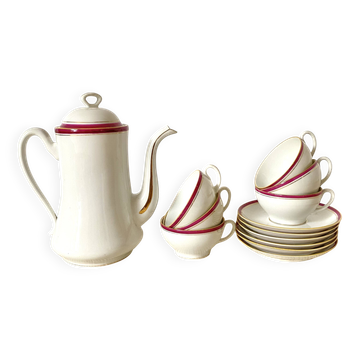 Service à thé en porcelaine de Limoges