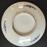 Dish blue and white print japan 30.5 cm