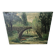 Painting - Oil on canvas Bridge on the banks of the Loire Signed Louis Hayaux (1897 1982)