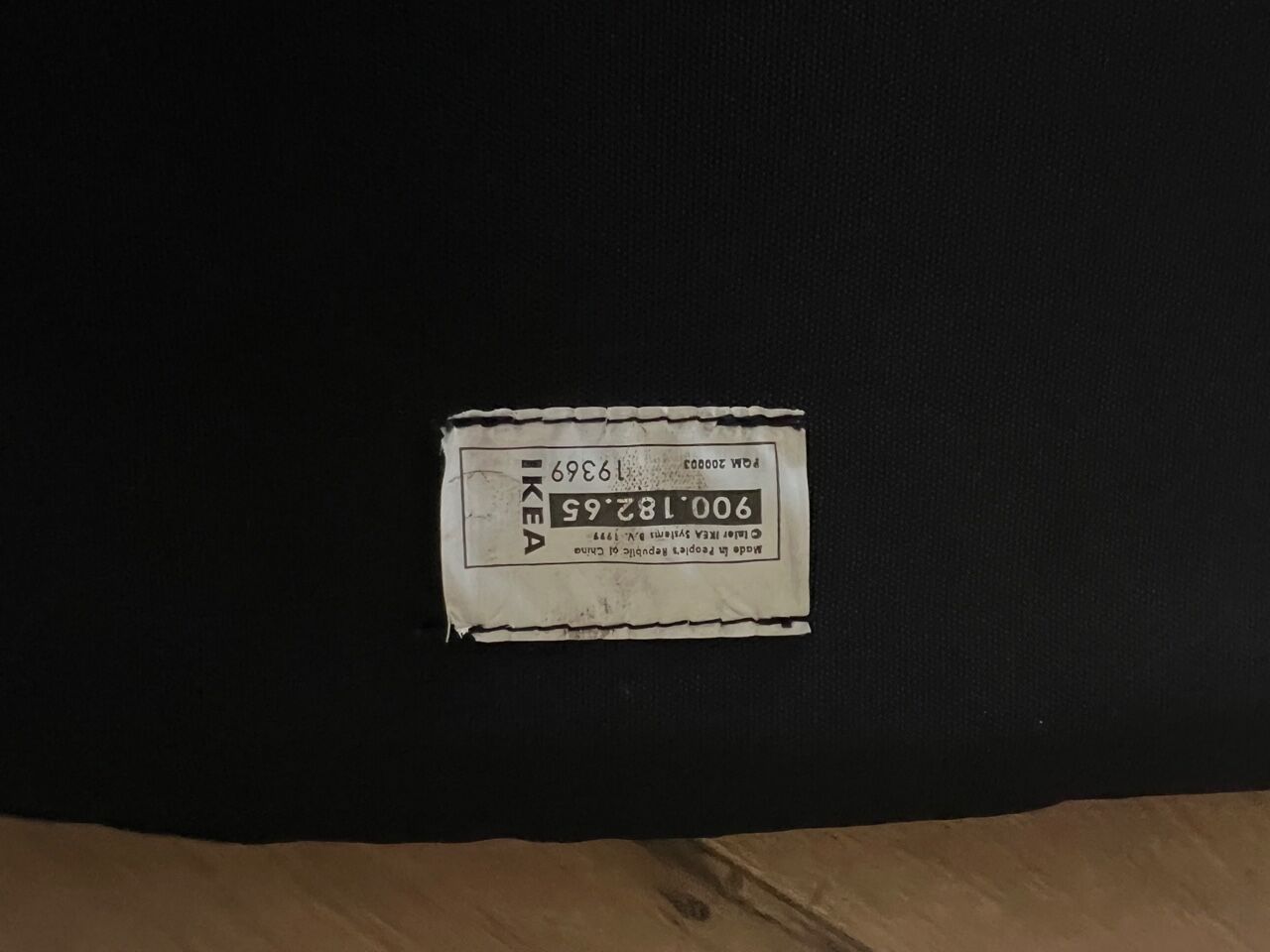 Ikea malung leather armchairs black