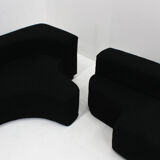 Vintage Lara modular sofa designed by Pamio, Toso and Massari for Stilwood 1968