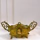 Antique planter or centerpiece in recess