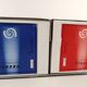 Pair of Blue Murano Glass Flutes by Bisazza & Rotella, Italy 2000