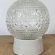 Lustre en porcelaine blanche vintage, années 1970