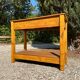Old wooden workbench