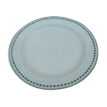Plate diameter 32.5, fine earthenware, laurel model.