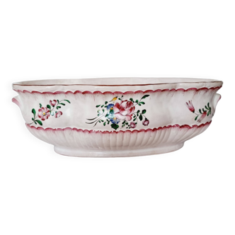 Centre de table ou cache-pot ancien en porcelaine, du 18ème siècle