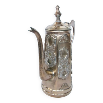 Grande théière cafetière ancienne cuivre dallah verseuse