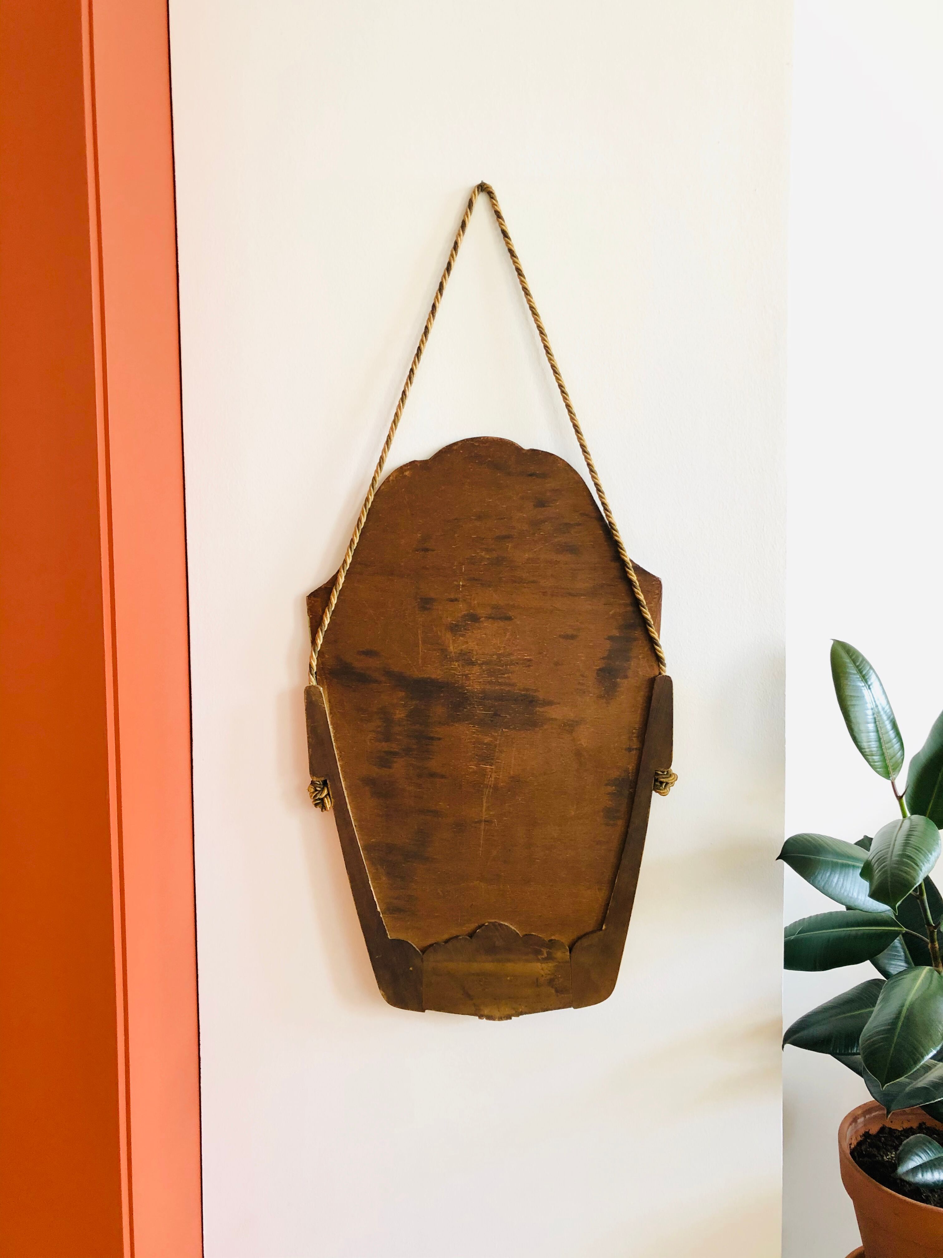 Art deco wall mirror - 77 x 47 cm