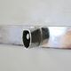Pair of 70s tubular mirrors, chrome steel