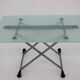 Table basse ou salle à manger Desalto Glass Elevator des années 1990, Italie