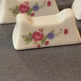 Porte couteaux x12 en porcelaine