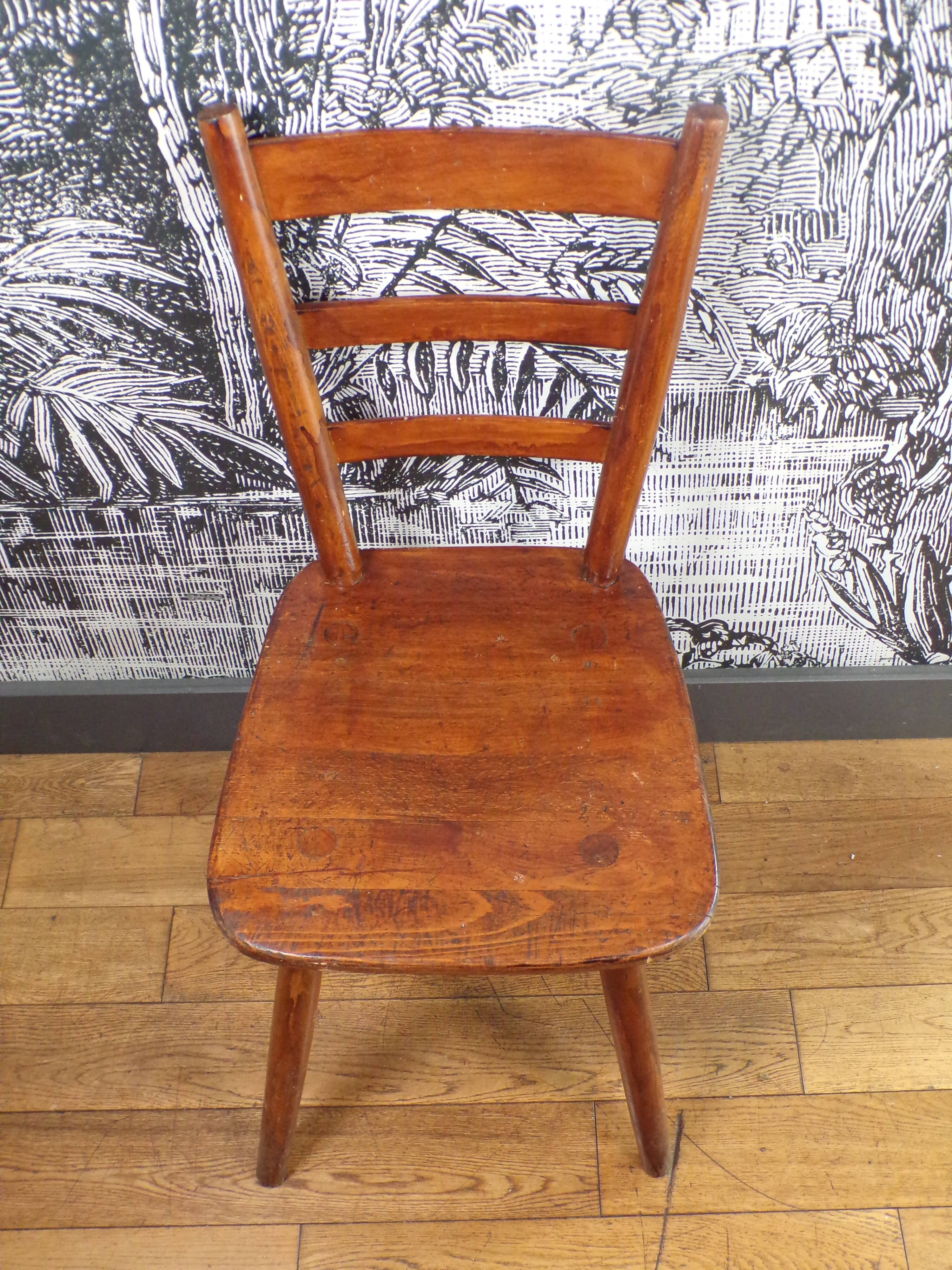 Wooden chair by Adolf Gustav Schneck for Tubingen