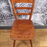 Chaise en bois par Adolf Gustav Schneck pour Tubingen